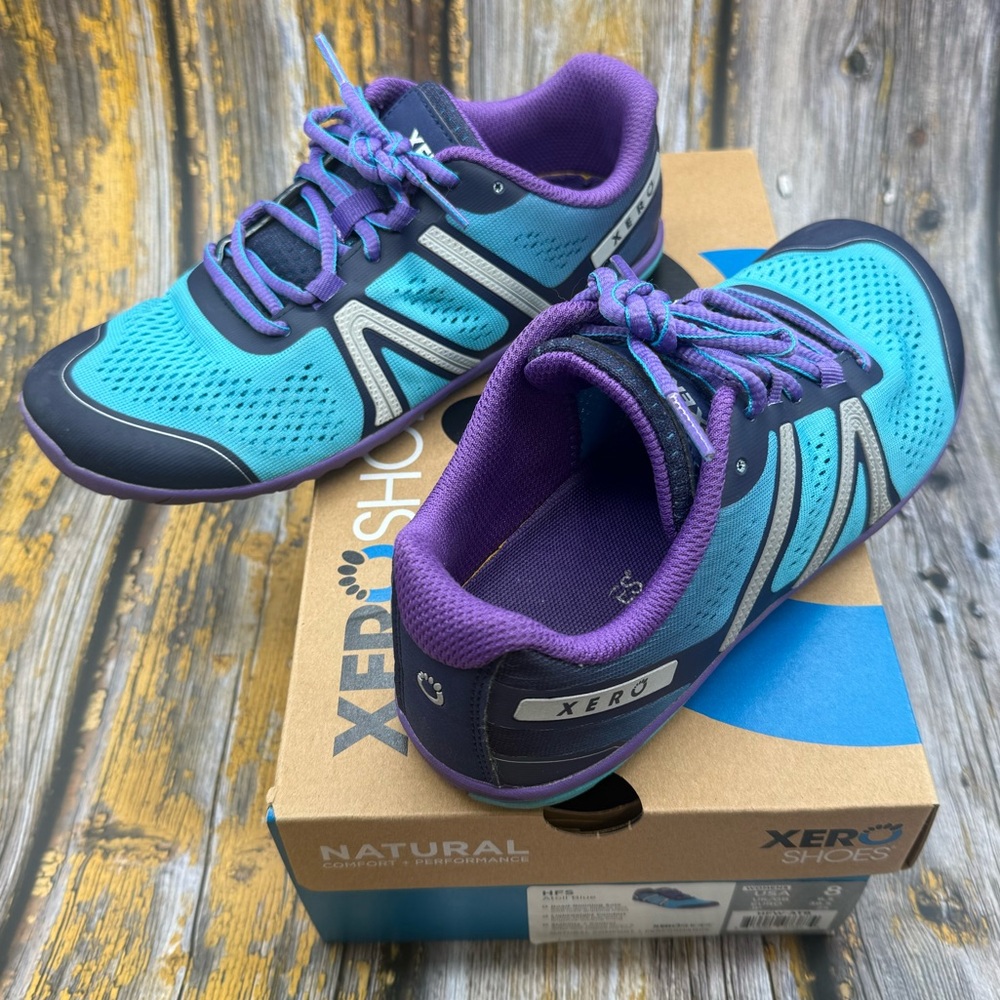Women's Xero HFS shoes Atoll Blue sz 8